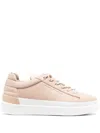 Tommy Hilfiger Logo-stamp Flatform Sneakers In Nude