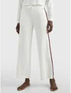 Tommy Hilfiger Logo Stripe Track Pant In Ecru