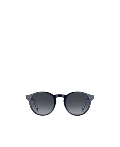 Tommy Hilfiger Logo Sunglasses In Black
