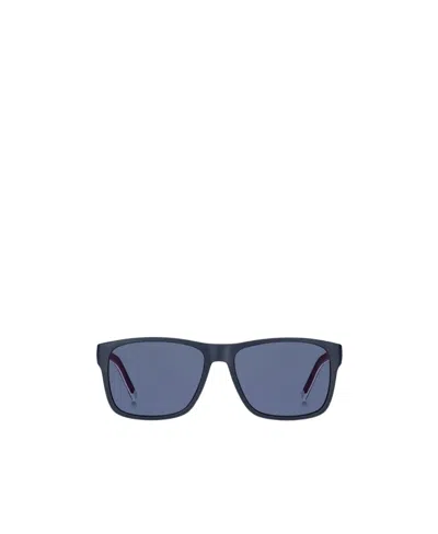 Tommy Hilfiger Logo Sunglasses In Blue