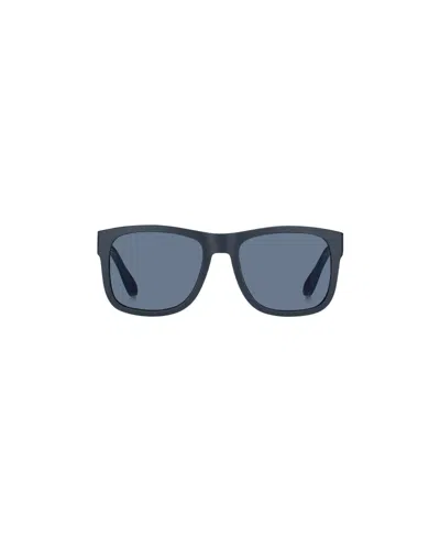 Tommy Hilfiger Logo Sunglasses In Gray