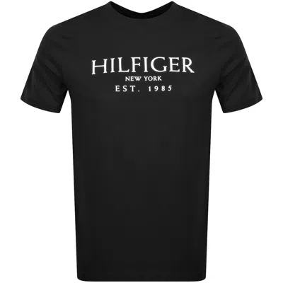 Tommy Hilfiger Logo T Shirt Black