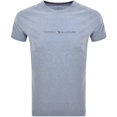 Tommy Hilfiger Logo T Shirt Blue