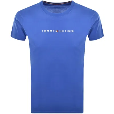 Tommy Hilfiger Logo T Shirt Blue