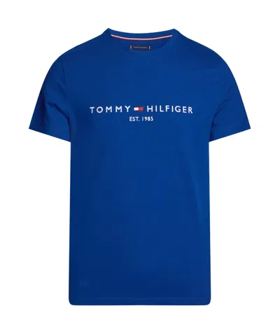 Tommy Hilfiger Logo T-shirt In Blue