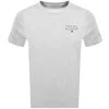 Tommy Hilfiger Logo T Shirt Grey In Gray