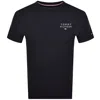 Tommy Hilfiger Logo T Shirt Navy In Blue