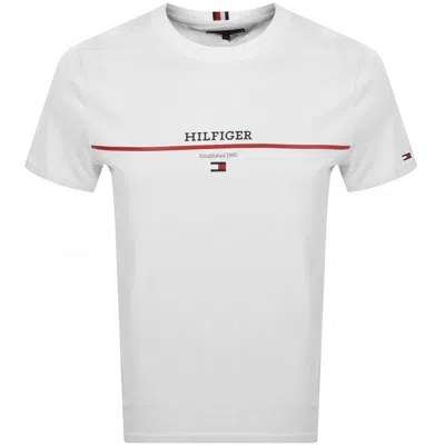 Tommy Hilfiger Logo T Shirt White