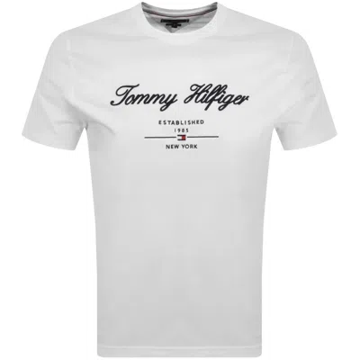 Tommy Hilfiger Logo T Shirt White