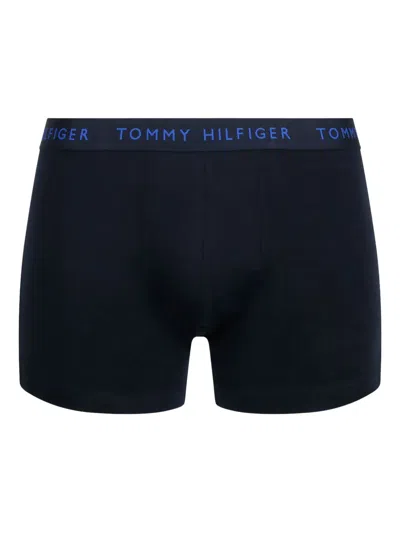 Tommy Hilfiger Logo-waistband Boxers Pack In Blue