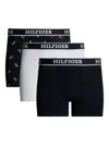 Tommy Hilfiger Logo-waistband Boxers (pack Of Three) In Black