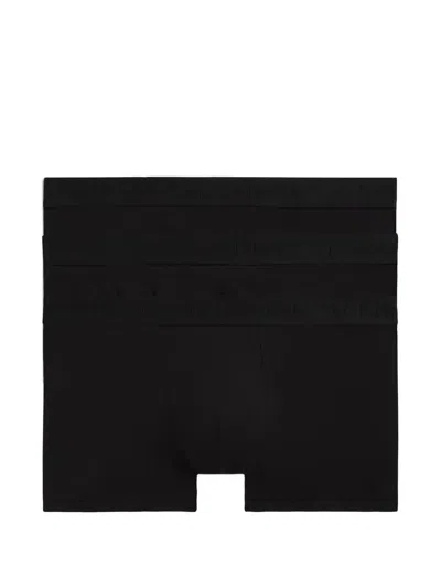 Tommy Hilfiger Logo-waistband Boxers (pack Of Three) In Black