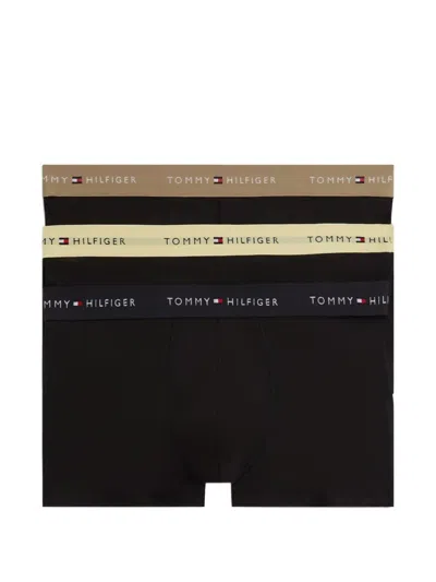 Tommy Hilfiger Logo-waistband Boxers (pack Of Three) In Black