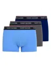 Tommy Hilfiger Logo-waistband Boxers (pack Of Three) In Blue