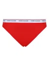 Tommy Hilfiger Logo-waistband Thongs (pack Of Three) In Red