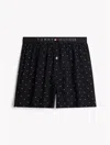 Tommy Hilfiger Logo Woven Boxer In Black