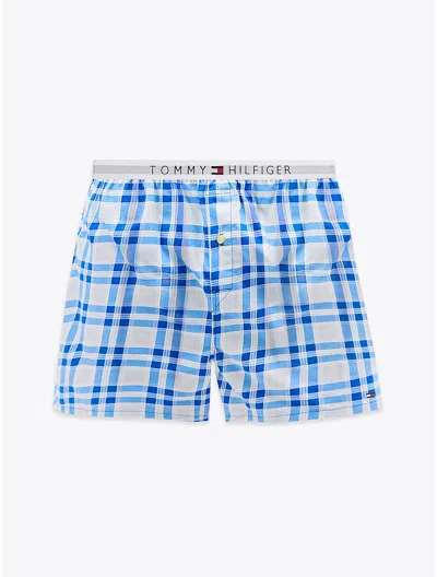 Tommy Hilfiger Logo Woven Boxer In Trout