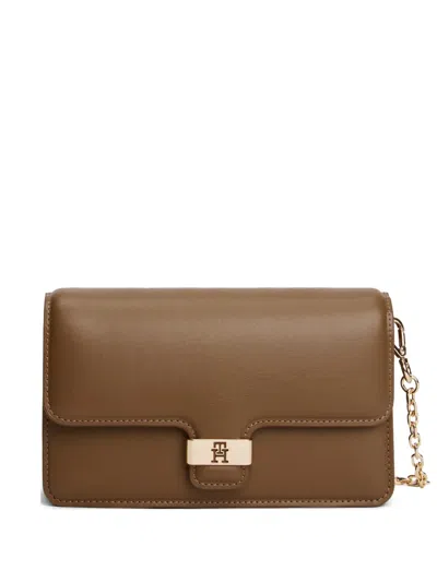 Tommy Hilfiger Logo-detail Cltuch Bag In Blue