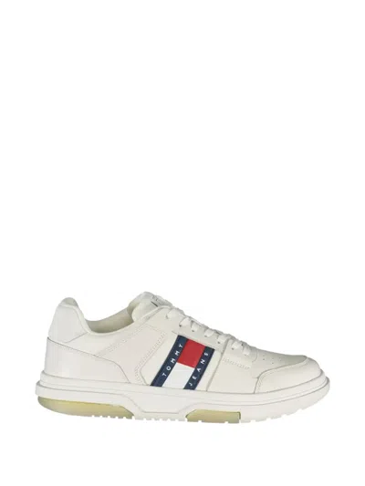 Tommy Hilfiger Bianco Poliuretano Men Sneaker In White