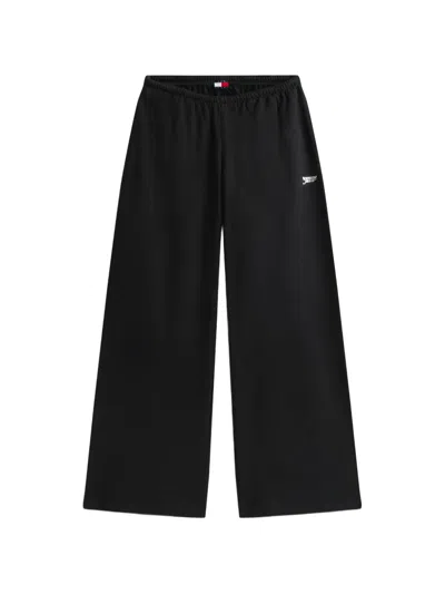 Tommy Hilfiger Logo-detail Track Pants In Black