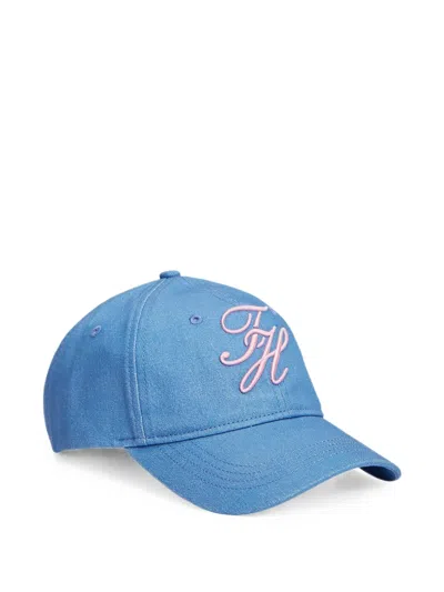 Tommy Hilfiger Logo-embroidered Baseball Cap In Blue