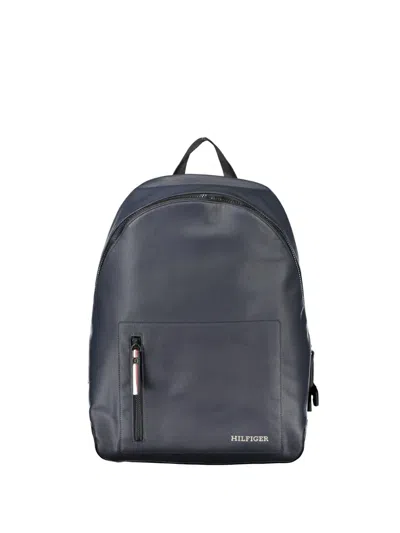 Tommy Hilfiger Logo-lettering Laptop Backpack In Blue