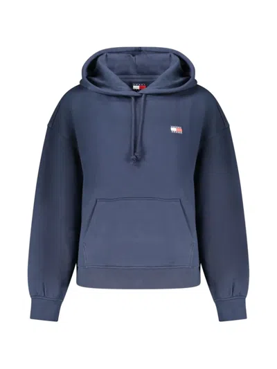 Tommy Hilfiger Cotton Relaxed-fit Hoodie In Blue