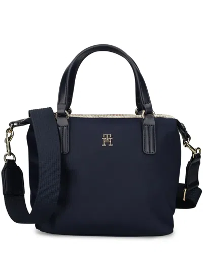 Tommy Hilfiger Logo-plaque Tote Bag In Blue