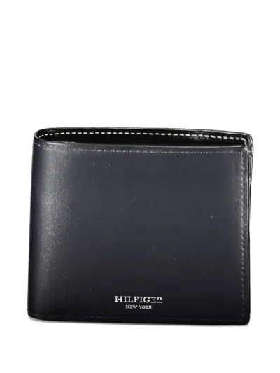 Tommy Hilfiger Logo-print Bifold Wallet In Black