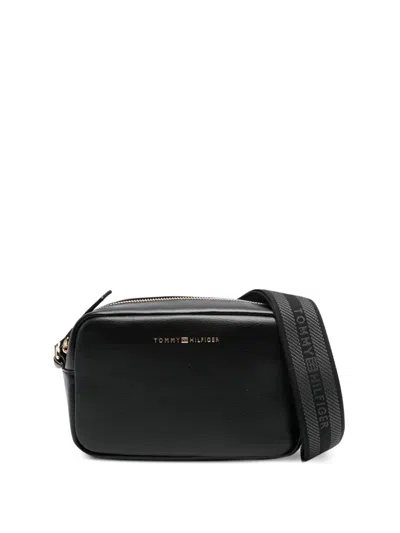 Tommy Hilfiger Logotape Camera Cross Body Bag In Orange