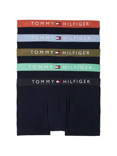 Tommy Hilfiger Logo-waistband Boxers (set Of 5) In Multi