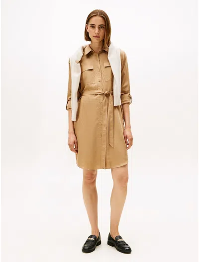 Tommy Hilfiger Long In Brown