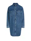 TOMMY HILFIGER LONG DENIM SHIRT DRESS