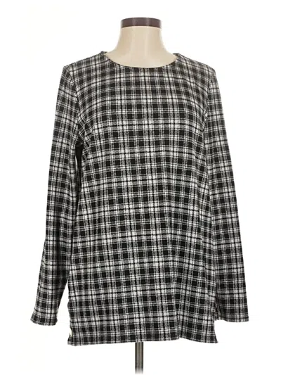 Pre-owned Tommy Hilfiger Long Sleeve Blouse In Black