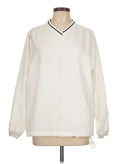 Pre-owned Tommy Hilfiger Long Sleeve Blouse In Ivory