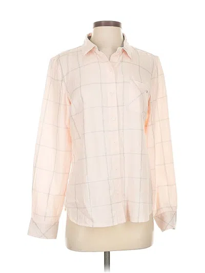 Pre-owned Tommy Hilfiger Long Sleeve Blouse In Pink