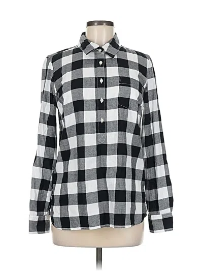 Pre-owned Tommy Hilfiger Long Sleeve Button Down Shirt In Black