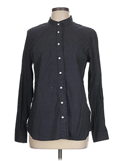 Pre-owned Tommy Hilfiger Long Sleeve Button Down Shirt In Black