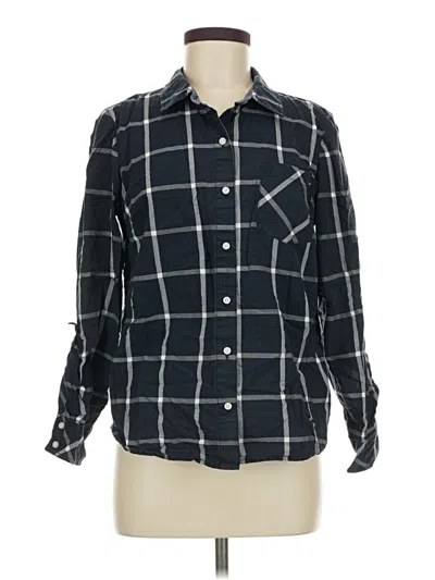 Pre-owned Tommy Hilfiger Long Sleeve Button Down Shirt In Black