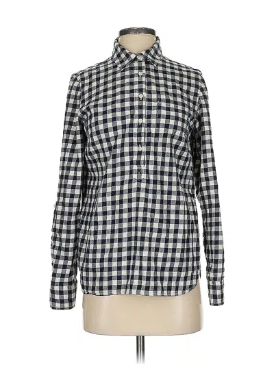 Pre-owned Tommy Hilfiger Long Sleeve Button Down Shirt In Blue