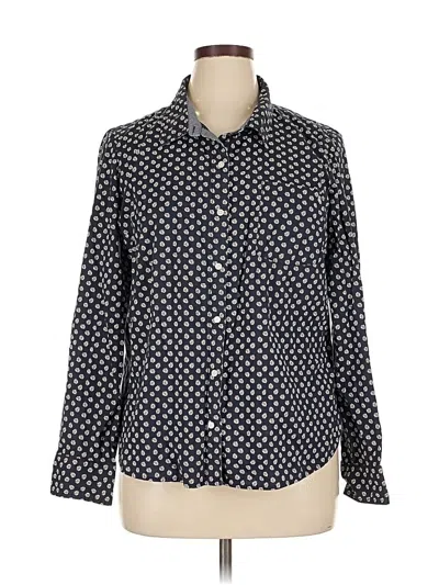 Pre-owned Tommy Hilfiger Long Sleeve Button Down Shirt In Blue