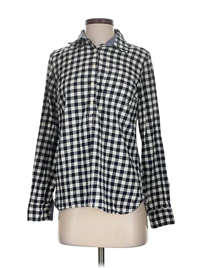 Pre-owned Tommy Hilfiger Long Sleeve Button Down Shirt In Blue