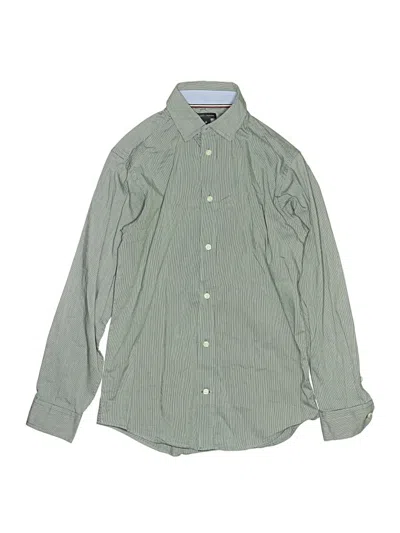 Pre-owned Tommy Hilfiger Kids' Long Sleeve Button Down Shirt In Blue