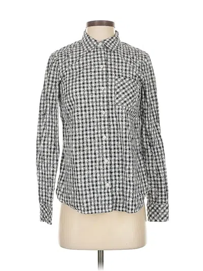 Pre-owned Tommy Hilfiger Long Sleeve Button Down Shirt In Blue