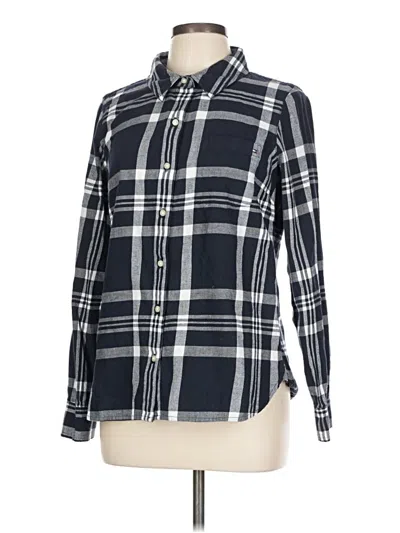 Pre-owned Tommy Hilfiger Long Sleeve Button Down Shirt In Blue