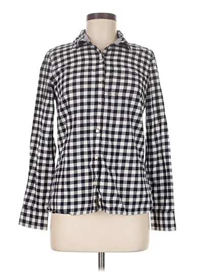 Pre-owned Tommy Hilfiger Long Sleeve Button Down Shirt In Blue