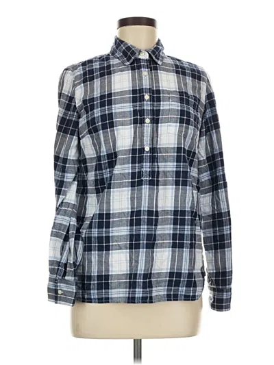 Pre-owned Tommy Hilfiger Long Sleeve Button Down Shirt In Blue