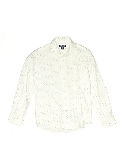 Pre-owned Tommy Hilfiger Kids' Long Sleeve Button Down Shirt In Green