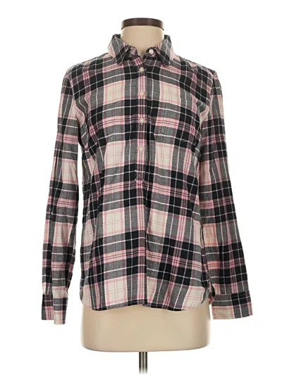 Pre-owned Tommy Hilfiger Long Sleeve Button Down Shirt In Pink