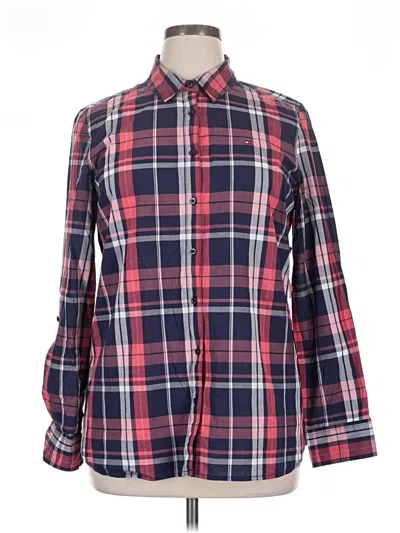 Tommy Hilfiger Long Sleeve Button Down Shirt In Multi